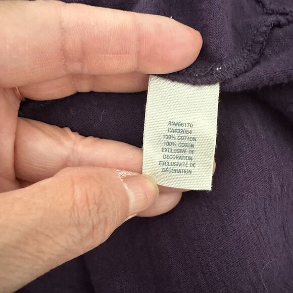 Vintage Anthropologie Scoop Neck Blouse Pintuck Floral Embroidered Cap Sleeve Co - Picture 8 of 9